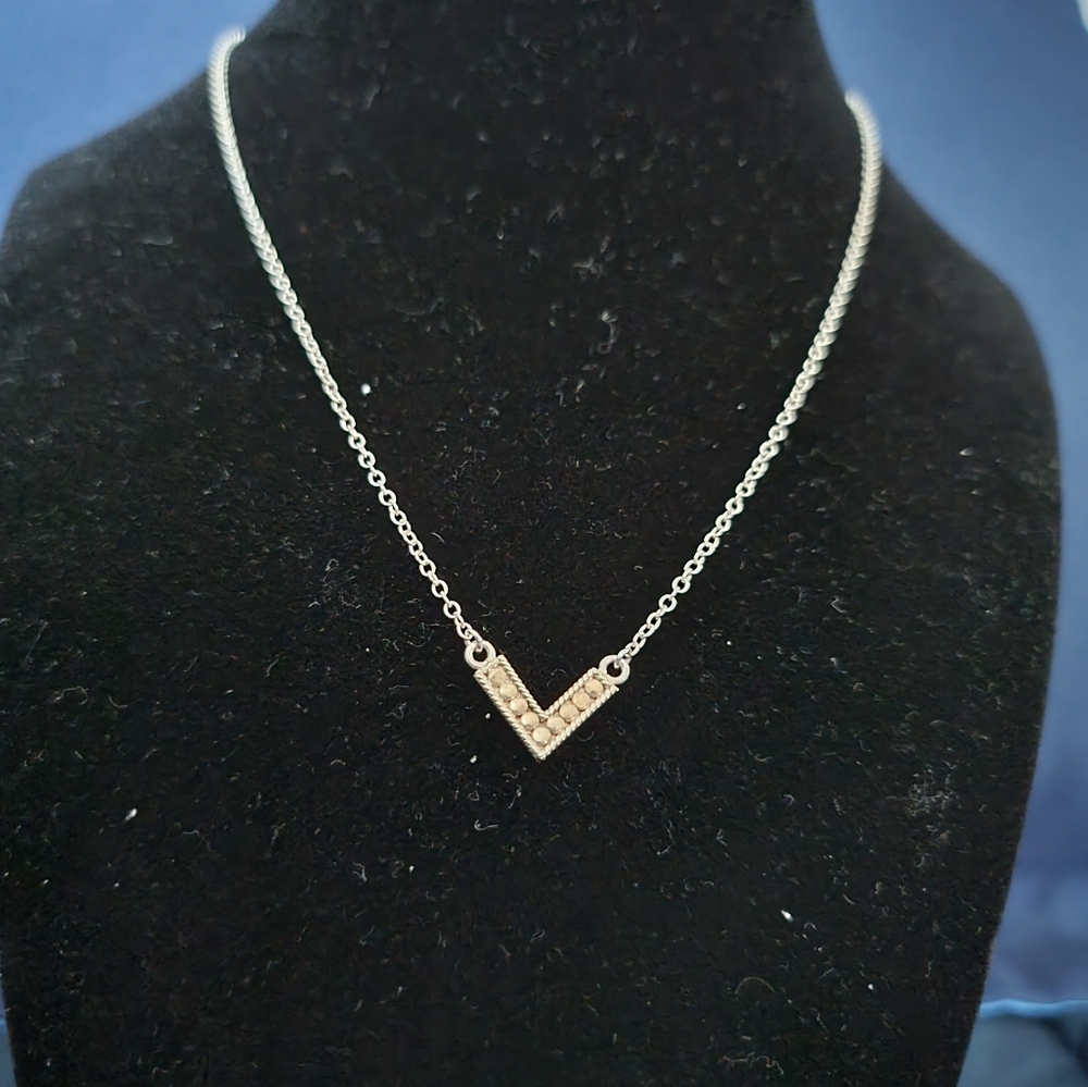Anna Beck Chevron Reversible Necklace